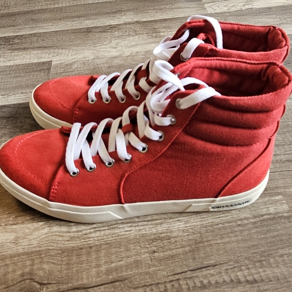 Sun + Stone Red High Tops - Picture 3 of 5